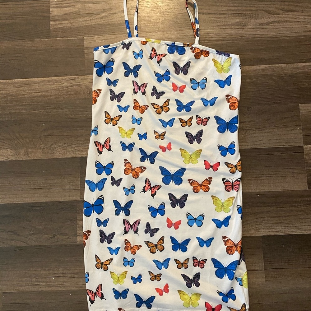 Shein fit butterfly dress